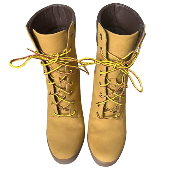 Timberland WOMEN’S CAMDALE CHUNKY HEEL BOOTS - Picture 4 of 8